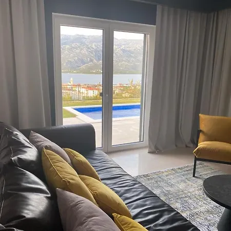 Vila Mediterranean With Pool, Beach, Panoramic View - By Traveler Tourist Agency Krk - Id 2509 *