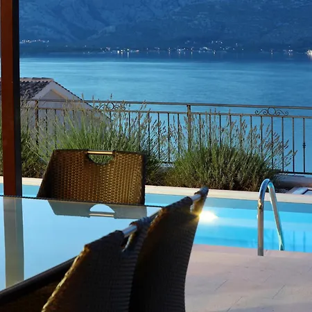 Mediterranean With Pool, Beach, Panoramic View - By Traveler Tourist Agency Krk - Id 2509 Vinjerac