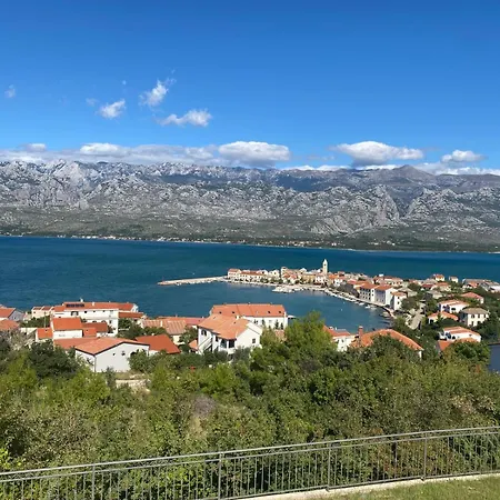 Mediterranean With Pool, Beach, Panoramic View - By Traveler Tourist Agency Krk - Id 2509 * Vinjerac