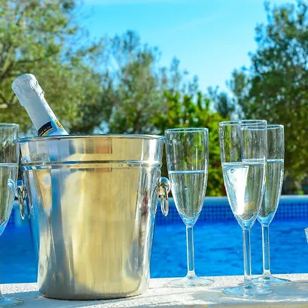Mediterranean With Pool, Beach, Panoramic View - By Traveler Tourist Agency Krk - Id 2509 *